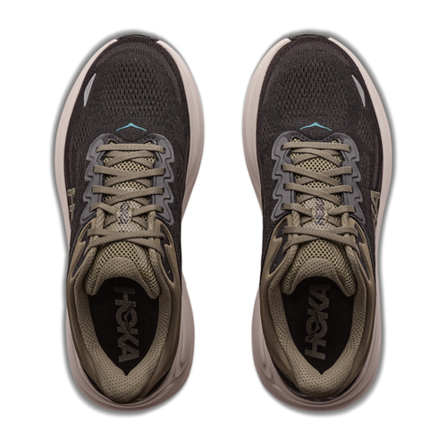 Men's HOKA Bondi 9 - Black/River Rock Grey (BKRV)