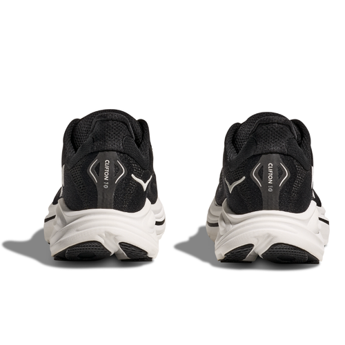 Men's HOKA Clifton 10 - Black/White (BWHT)