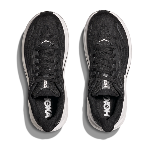 Men's HOKA Clifton 10 - Black/White (BWHT)