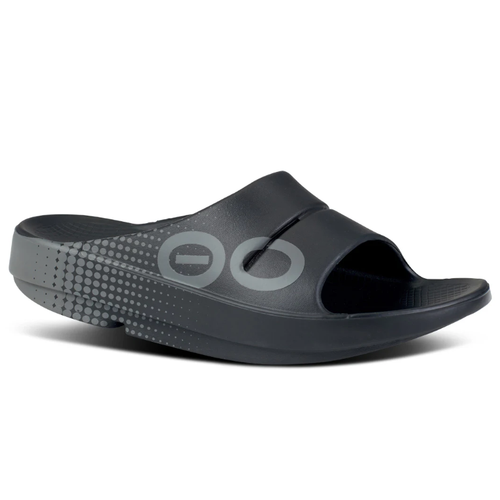 Men's OOFOS OOahh Sport Slide - Matrix Black