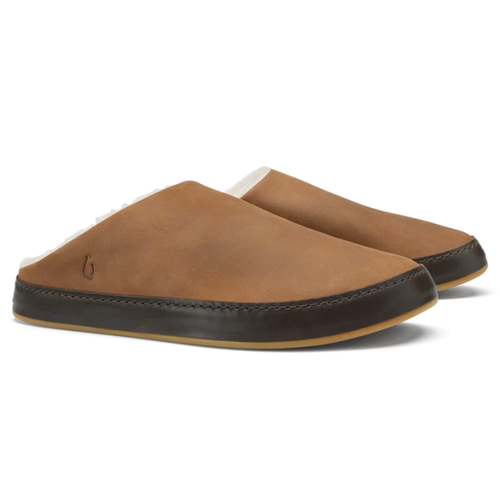 Men's OluKai Lōli‘i Slipper - Toffee/Dark Java