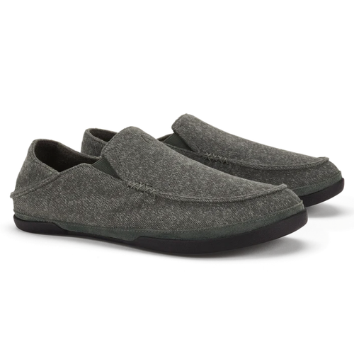Men’s OluKai Moloā Hulu II Slipper - Dark Shadow/Dark Shadow