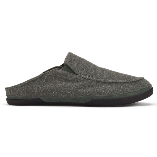 Men’s OluKai Moloā Hulu II Slipper - Dark Shadow/Dark Shadow