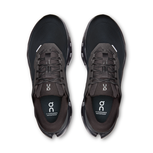 Men's On Cloudrunner 3 Waterproof - Black/Black