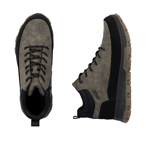 Men's Rieker Finn 08 - Schwarz/Kaffee