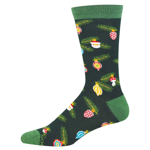 Men's Socksmith Christmas Ornaments Bamboo Crew Socks