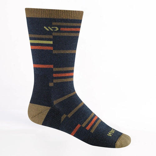 Men's Wide Open Crossroad Cushioned Crew Socks - Navy