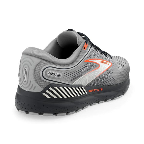 Men’s Brooks Beast GTS 23 – Grey/Scarlet/Ebony