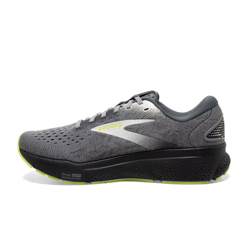 Men’s Brooks Ghost 16 – Primer Grey/Lime