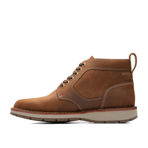 Men's Clarks Gravelle Top - Tan Leather