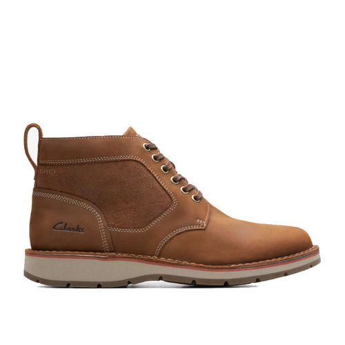 Men's Clarks Gravelle Top - Tan Leather