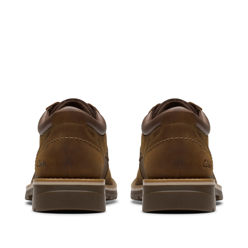 Men's Clarks Morwell Plain Waterproof - Beeswax Leather