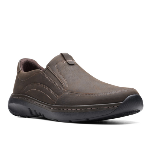 Men’s Clarks Pro Step - Dark Brown Tumbled