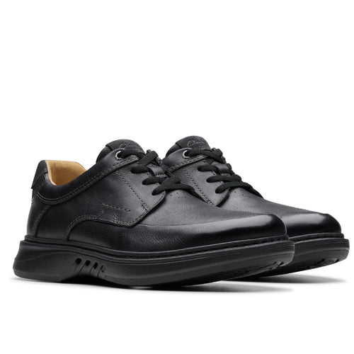 Men's Clarks Un Briley Lace - Black Leather