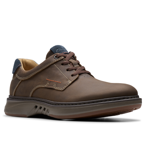 Men's Clarks Un Briley Pace - Brown Nubuck