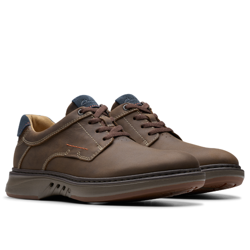 Men's Clarks Un Briley Pace - Brown Nubuck