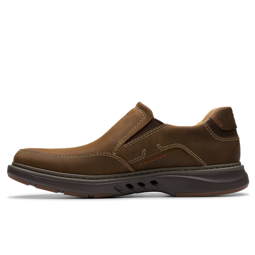 Men's Clarks Un Briley Step - Beeswax Leather