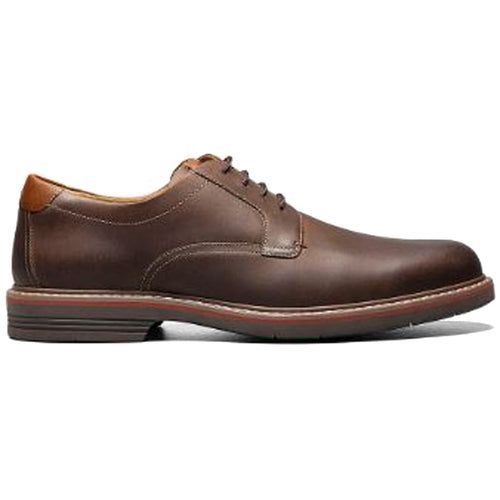 Men's Florsheim Norwalk Plain Toe Oxford - Brown Crazy Horse