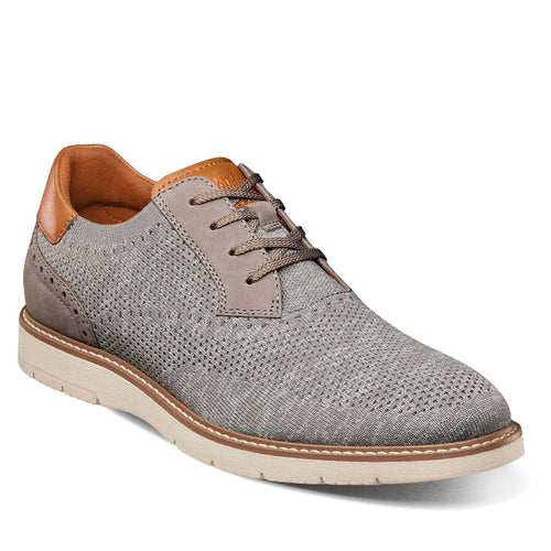 Men's Florsheim Vibe Knit Plain Toe Oxford - Grey