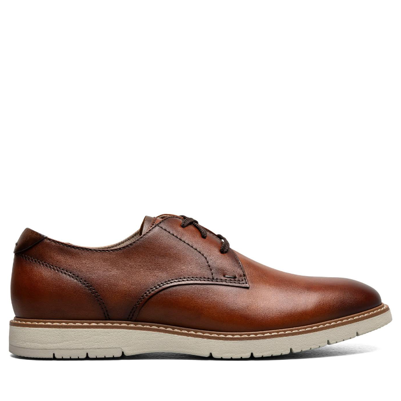 Florsheim Cintura In Pelle Grana Ghiaia – Colore Cognac – Larghezza 32 Mm – Taglia 30