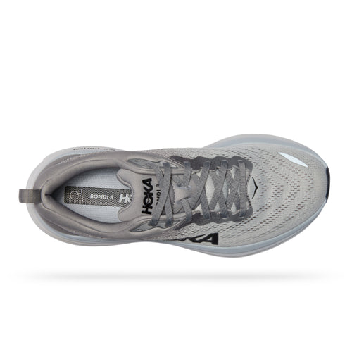 Men’s HOKA Bondi 8 – Sharkskin/Harbor Mist (SHMS)