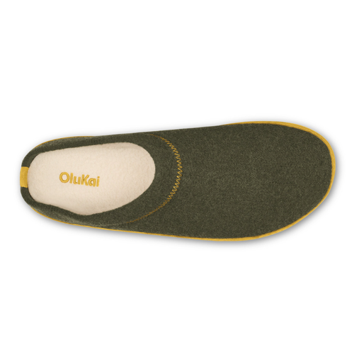 Men’s OluKai Hamani Hulu – Dusty Olive/Mustard