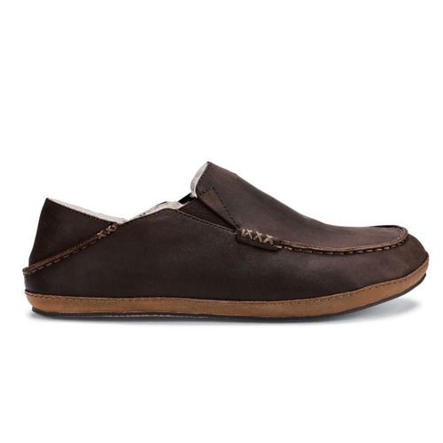 Men’s OluKai Moloā Slipper – Dark Wood