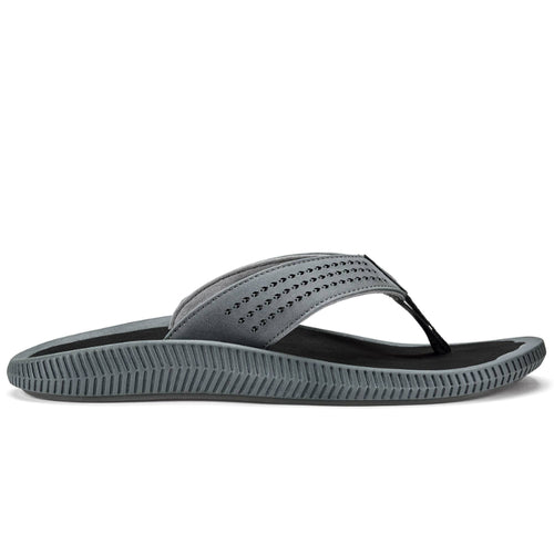 Men’s OluKai Ulele – Dark Shadow/Black