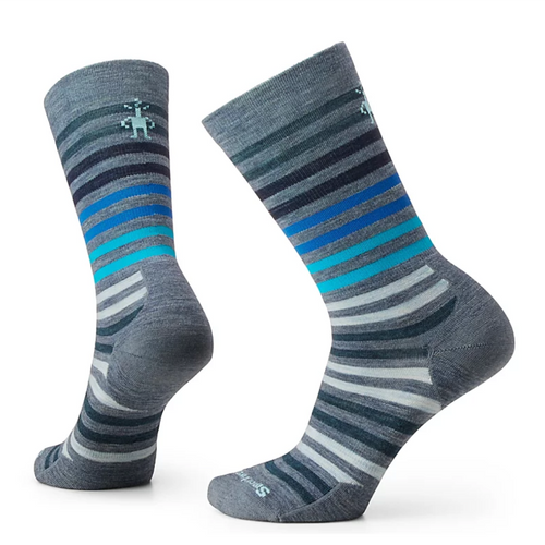 Smartwool Everyday Spruce Street Crew Socks – Pewter Blue