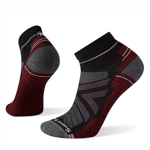 Men's Smartwool Hike Light Cushion Ankle Socks - Charcoal