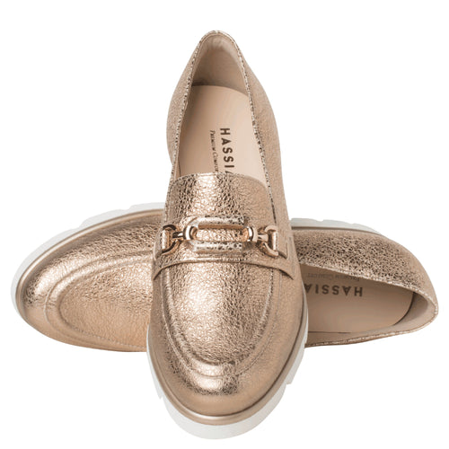 Women's Hassia Pisa Loafer - Gold