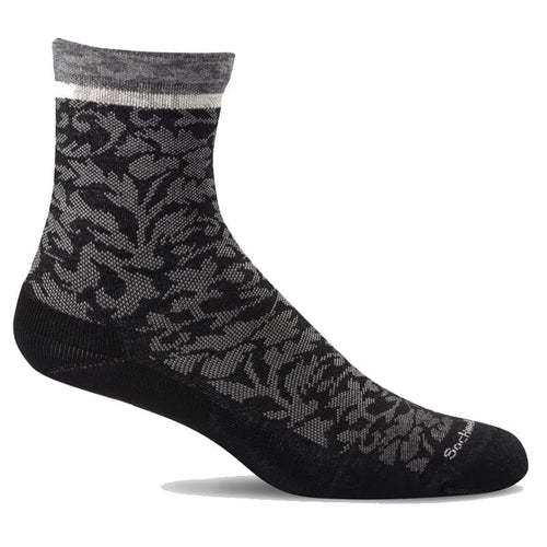 Women's Sockwell Plantar Relief Cush Crew Socks – Black