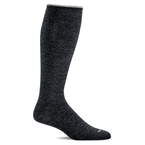 Women's Sockwell Featherweight Fancy Moderate Graduated Compression Socks - Black Solid