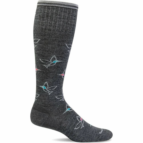 Women's Sockwell Free Fly Moderate Graduated Compression Socks - Charcoal