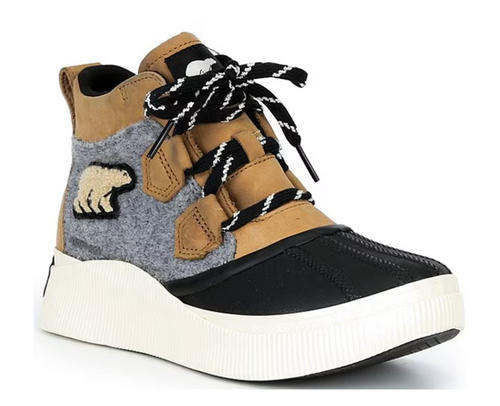 Women’s Sorel Out N About IV Classic Waterproof – Caribou Buff/Black