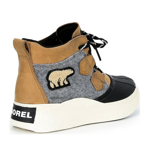 Women’s Sorel Out N About IV Classic Waterproof – Caribou Buff/Black