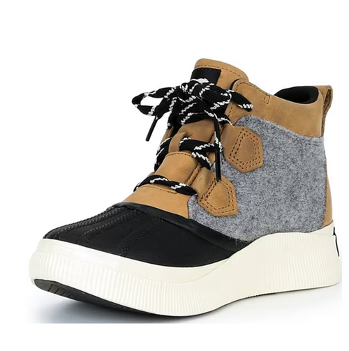 Women’s Sorel Out N About IV Classic Waterproof – Caribou Buff/Black
