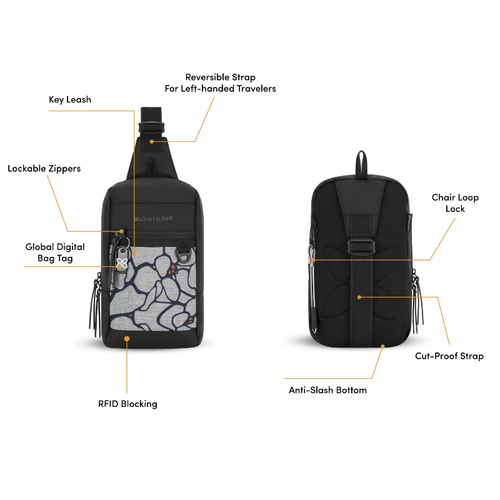 Sherpani Metro Anti-Theft Sling Bag - Sakura