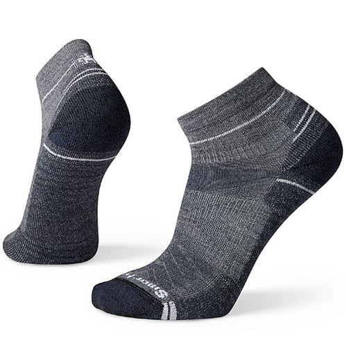 Men's Smartwool Hike Light Cushion Ankle Socks - Medium Gray