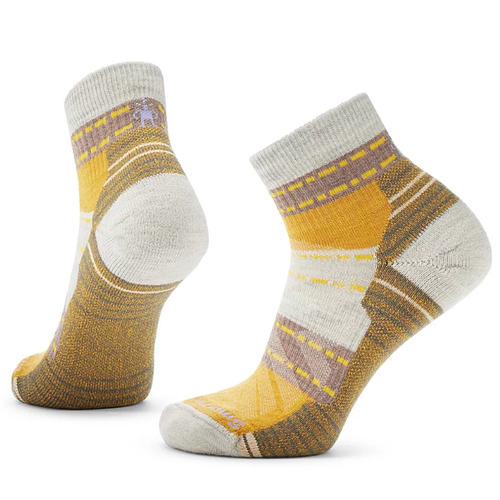 Women's Smartwool Hike Light Cushion Margarita Ankle Socks - Honey Gold