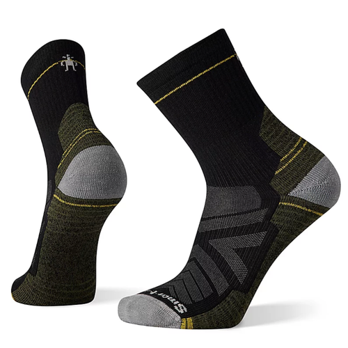 Men's Smartwool Hike Light Cushion Mid Crew Socks - Black