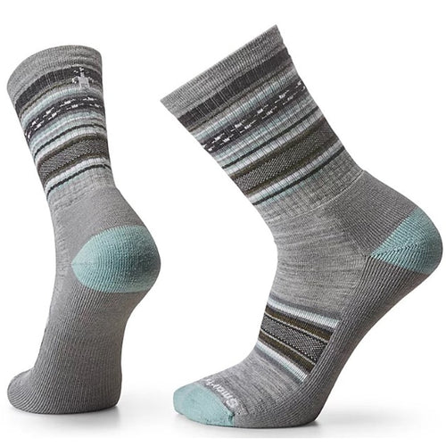 Women's Smartwool Everyday ReGarita Crew Socks - Light Gray