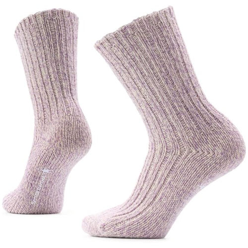 Women's Smartwool Everyday Cozy Heritage Crew Socks - Purple Dawn