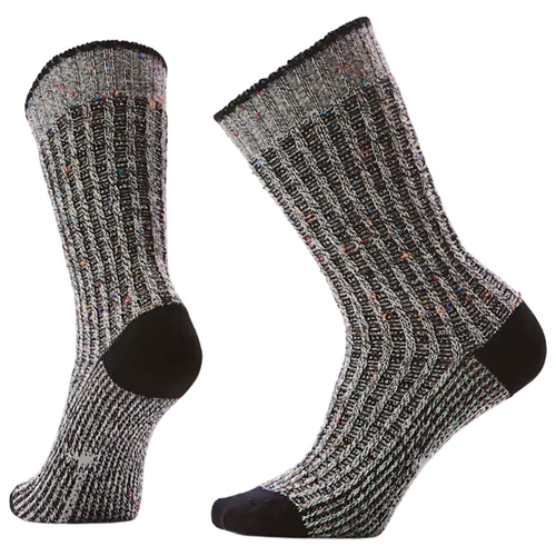 Smartwool Everyday Cozy Waffle Press Crew Socks – Medium Grey