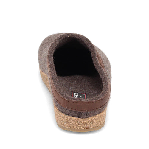 Haflinger GZL Clog - Smokey Brown