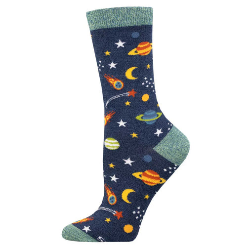 Women's Socksmith Reach for the Stars Bamboo Socks – Navy Heather