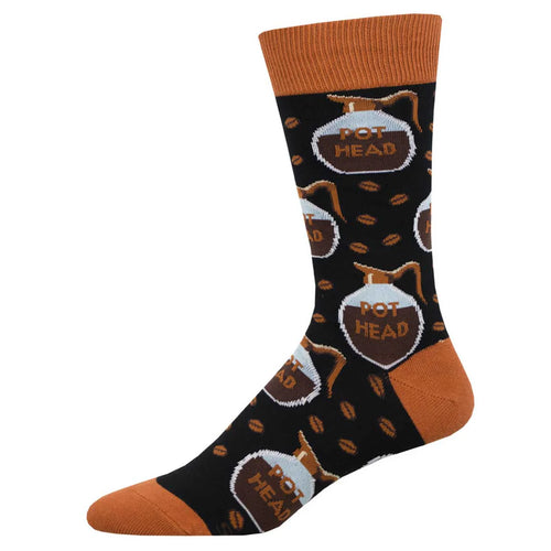 Men's Socksmith Pot Head Crew Socks – Black