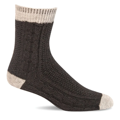 Women's Sockwell Chunky Cable Essential Comfort Socks – Black