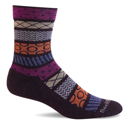 Women's Sockwell Fairisle Pop - Blackberry
