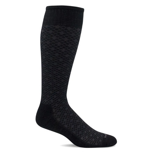 Men's Sockwell Featherweight Moderate Graduated Compression Socks - Black Multi